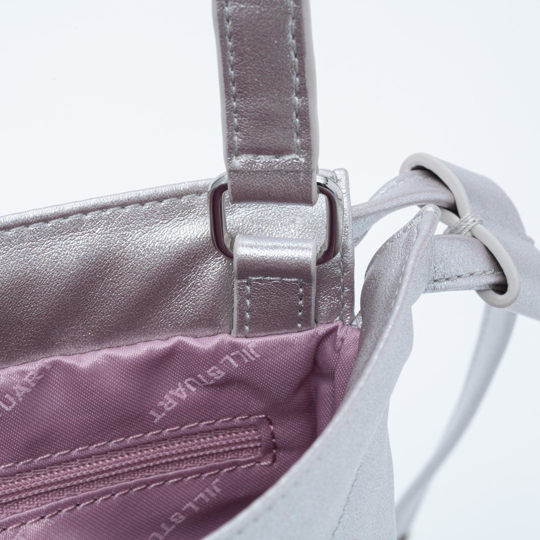 JILL STUART パフィ ポシェット シルバー