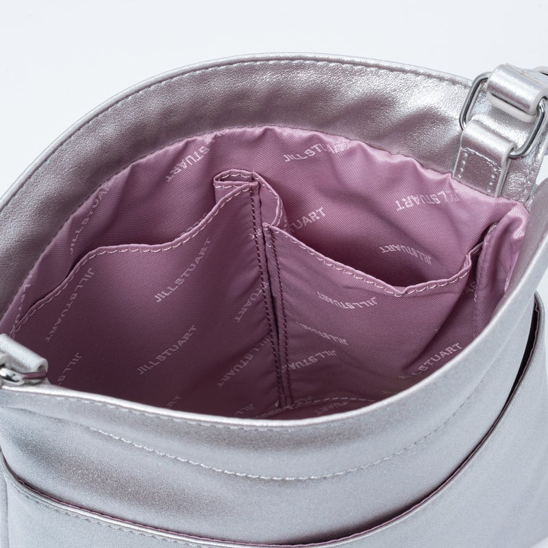 JILL STUART パフィ ポシェット シルバー