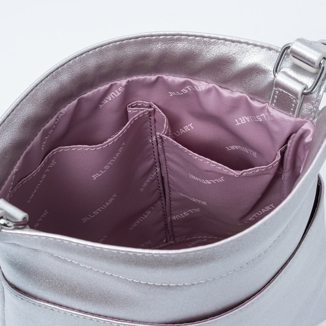 JILL STUART パフィ ポシェット シルバー