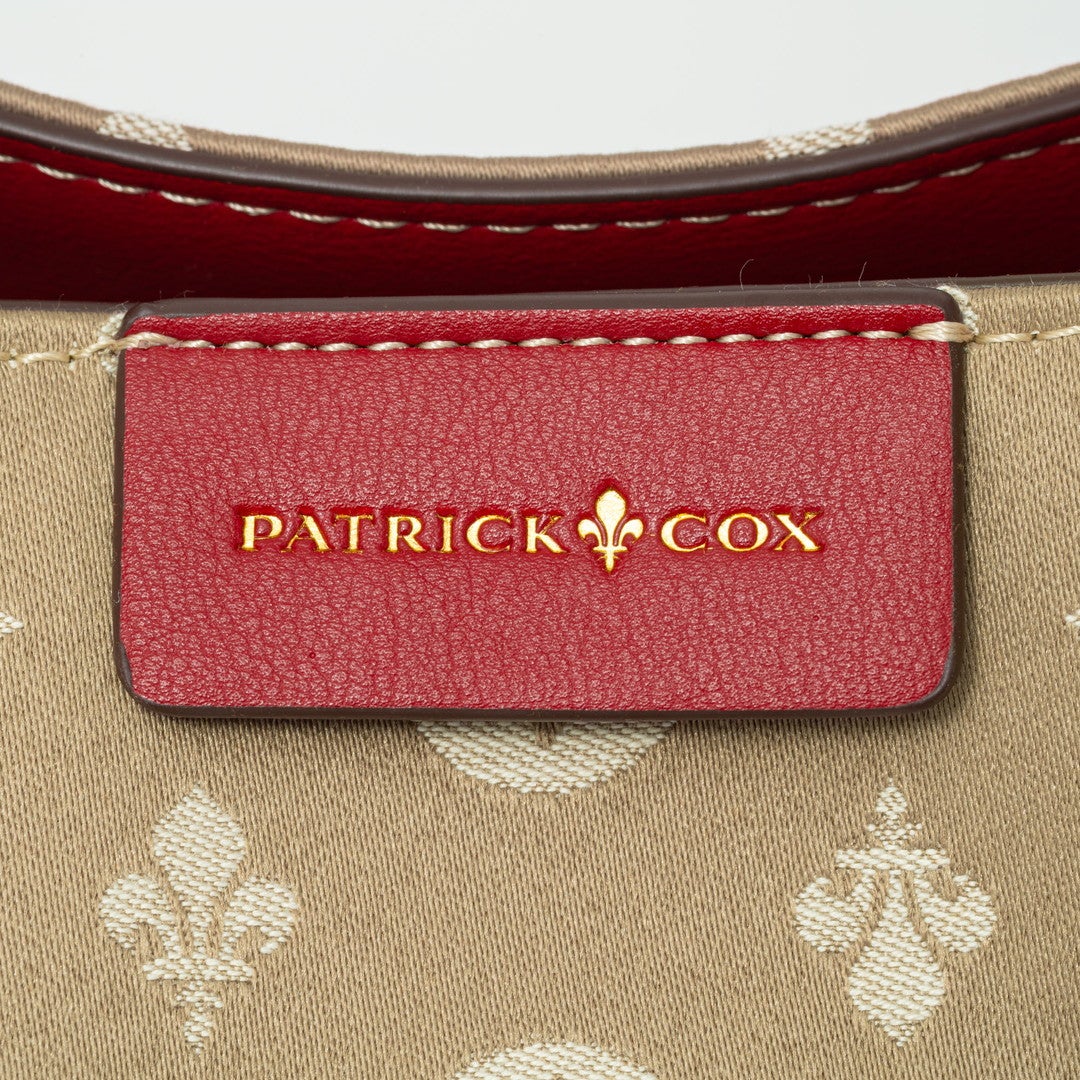 PATRICK COX クラシカルリリー 2WAYトート レッド
