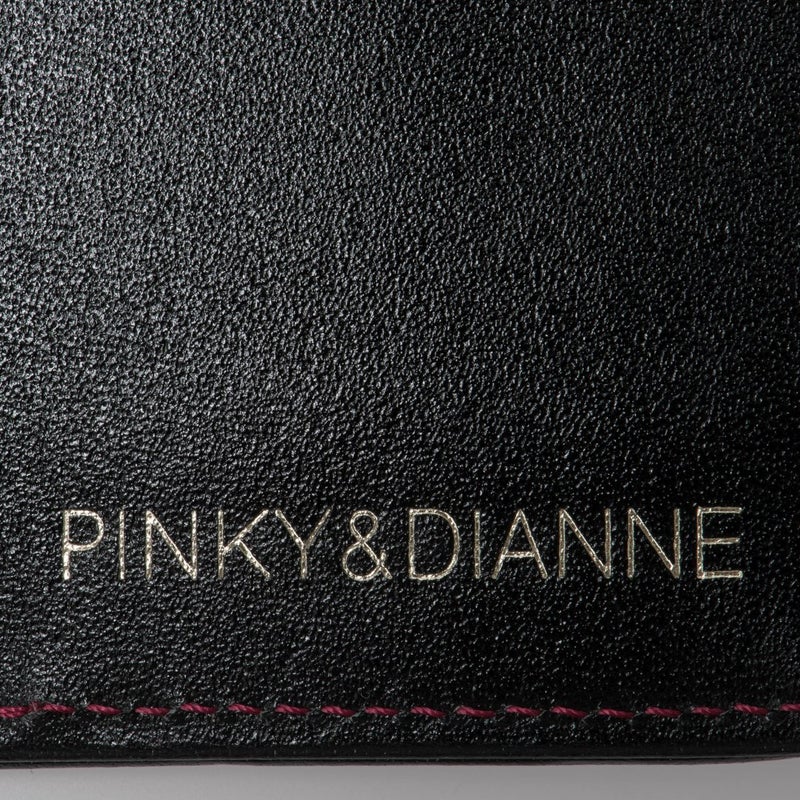 PINKY&DIANNE ソフトレオパード L字ファスナー折り財布 ピンク