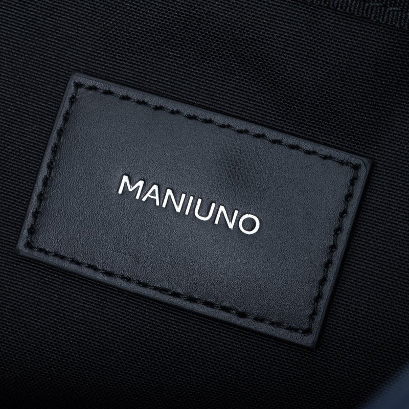 MANIUNO ヘリンボーン トートバッグ(S)【MUMH6DT3】 ネイビー