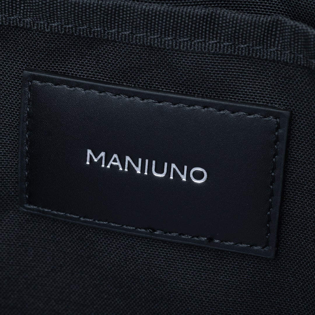 MANIUNO ヘリンボーン スクエアミニトート(L)【MUMH6DM0】 ベージュ