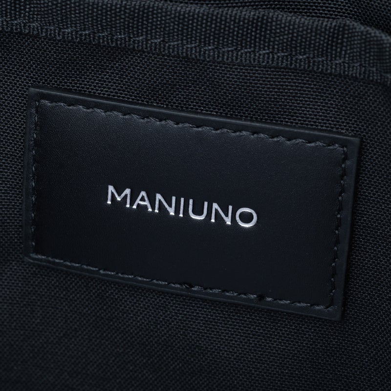 MANIUNO ヘリンボーン スクエアミニトート(L)【MUMH6DM0】 ベージュ