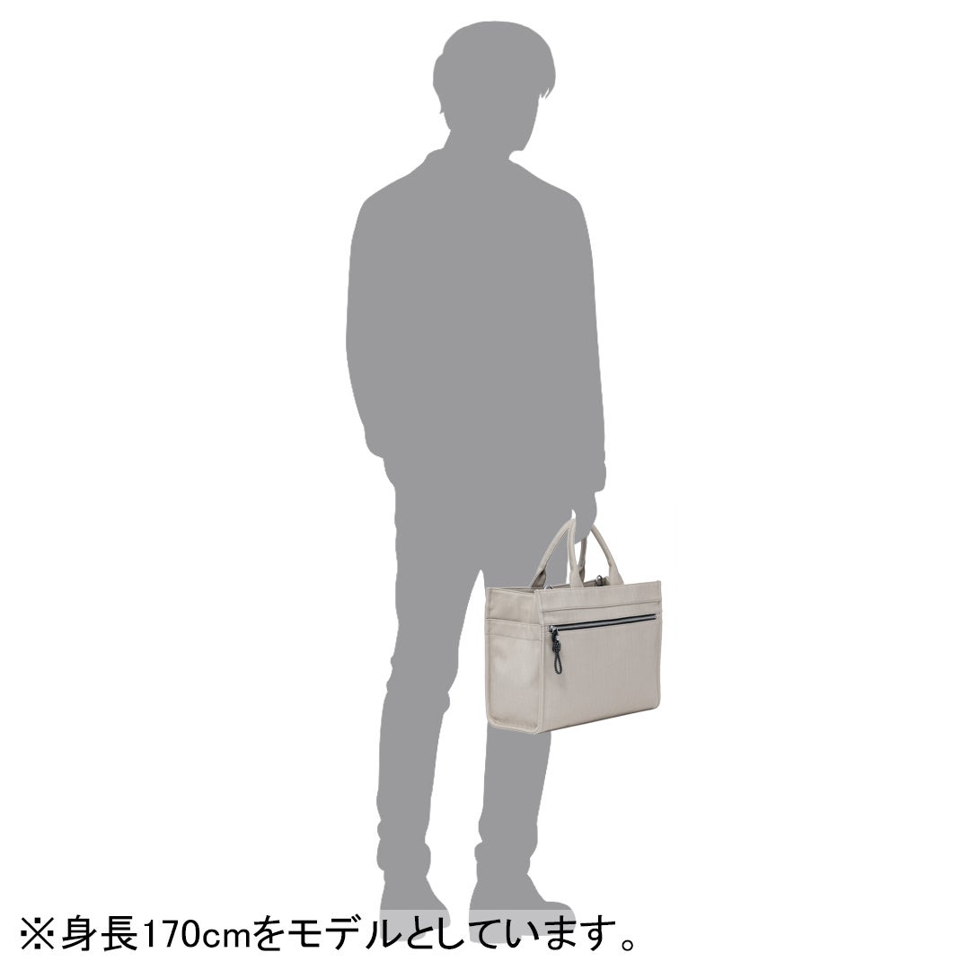 MANIUNO ヘリンボーン スクエアミニトート(L)【MUMH6DM0】