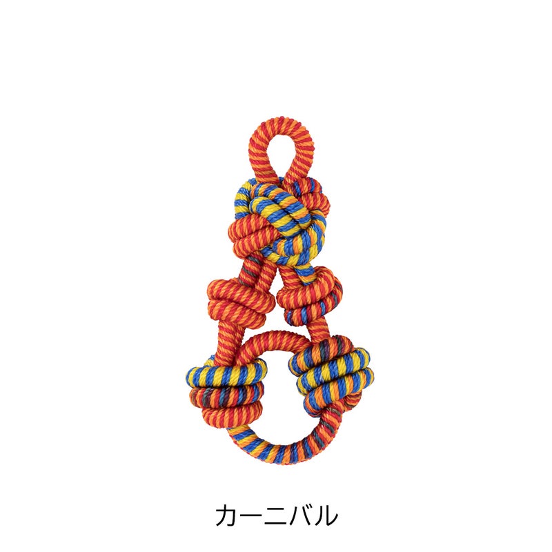 MANIUNO デッドストックファブリック スクエアミニトート(M) チャーム：カーニバル
