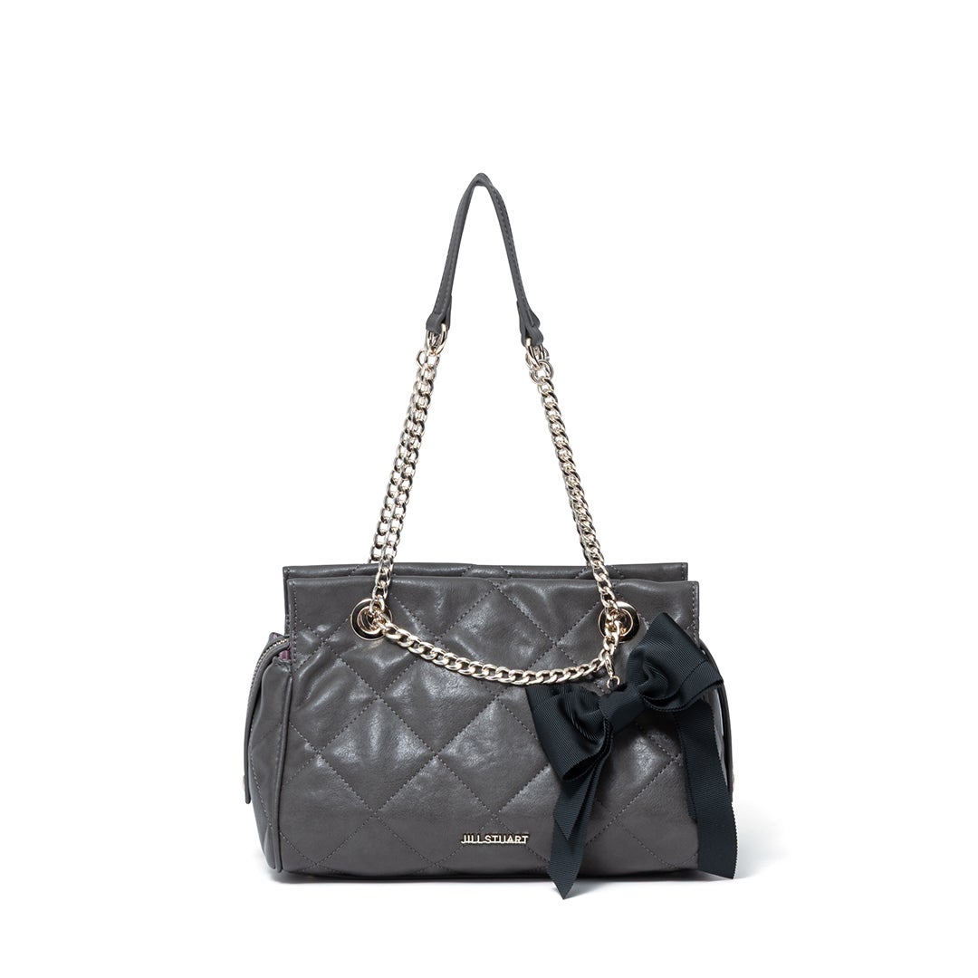JILL STUART レディ ボストン グレー