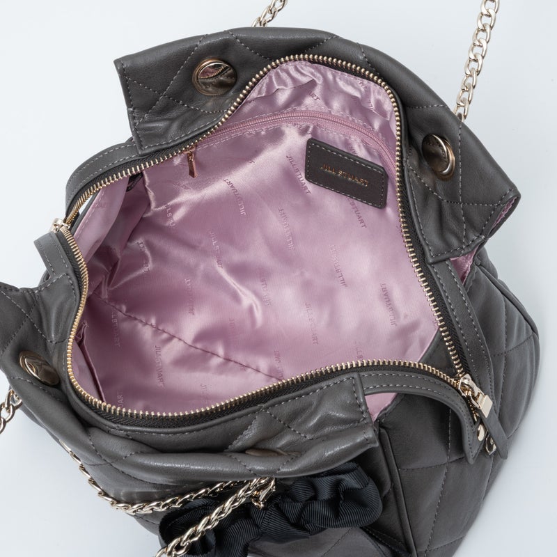 JILL STUART レディ ボストン グレー