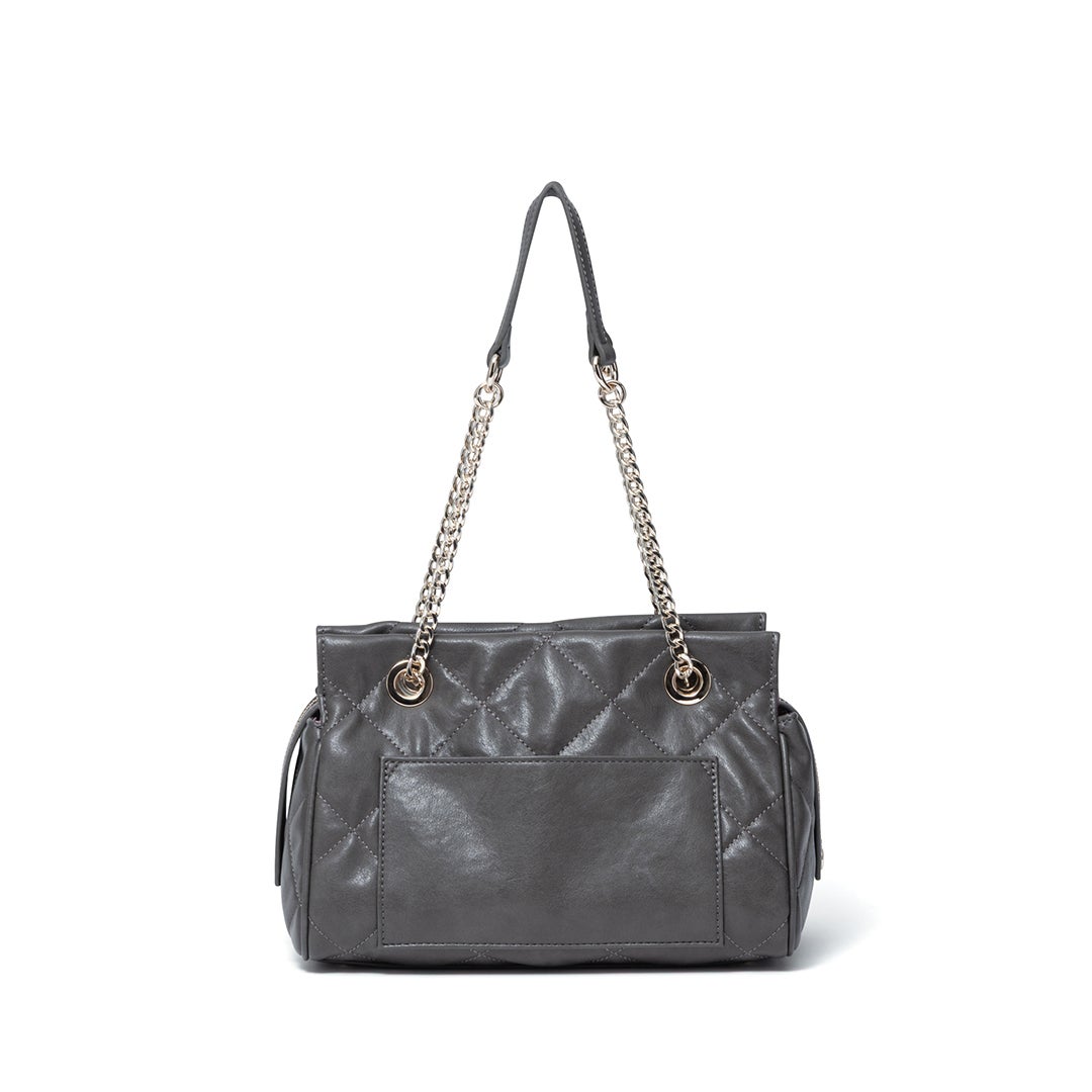 JILL STUART レディ ボストン グレー