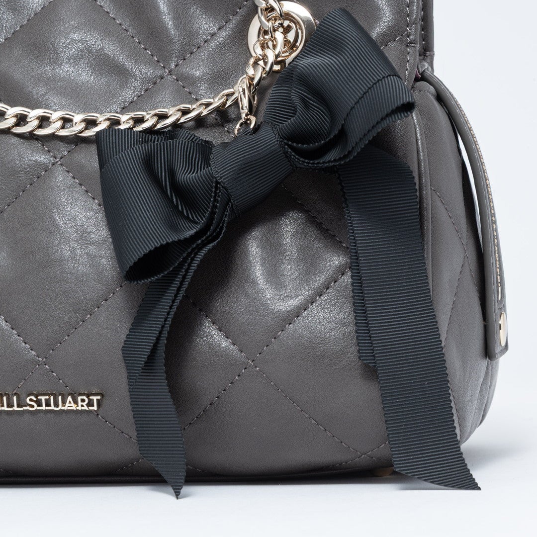 JILL STUART レディ ボストン グレー