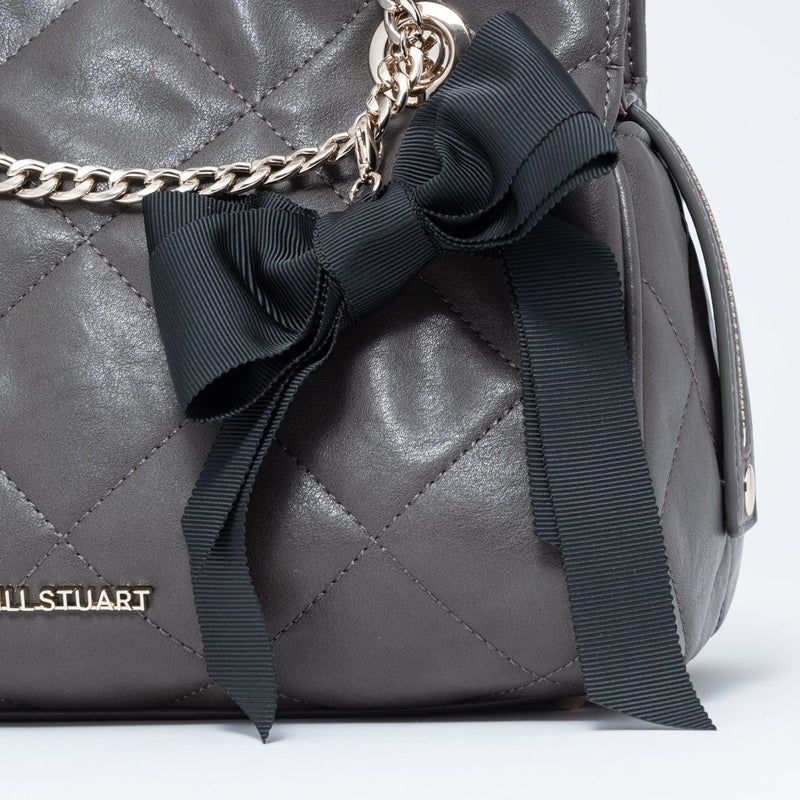 JILL STUART レディ ボストン グレー