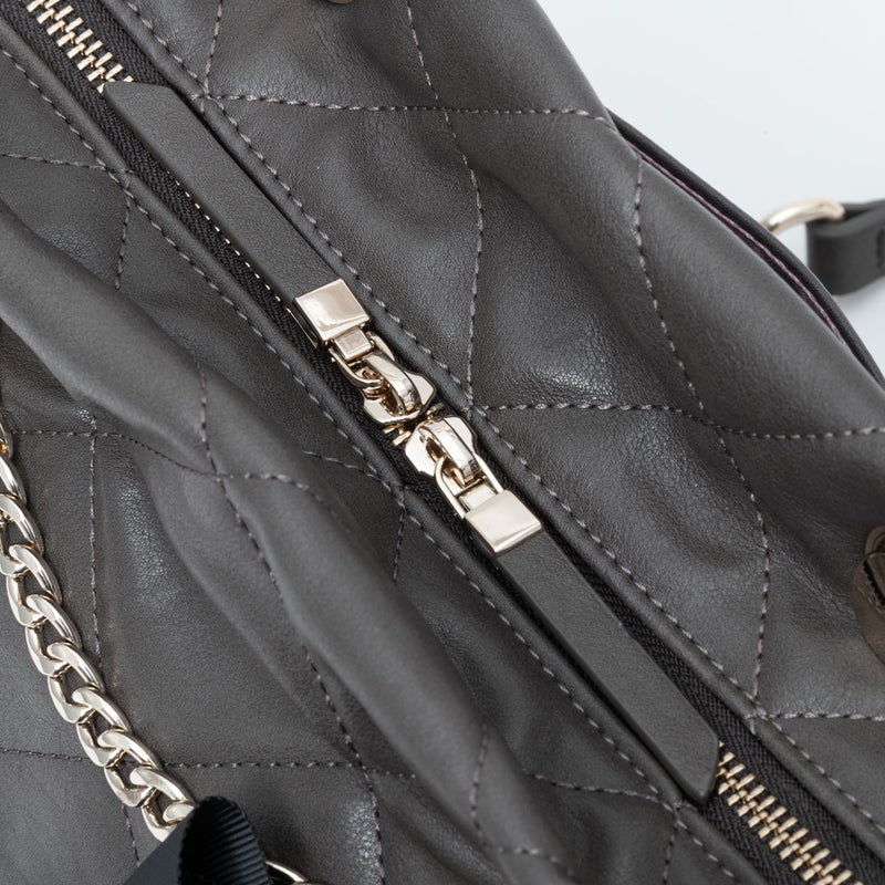 JILL STUART レディ ボストン グレー