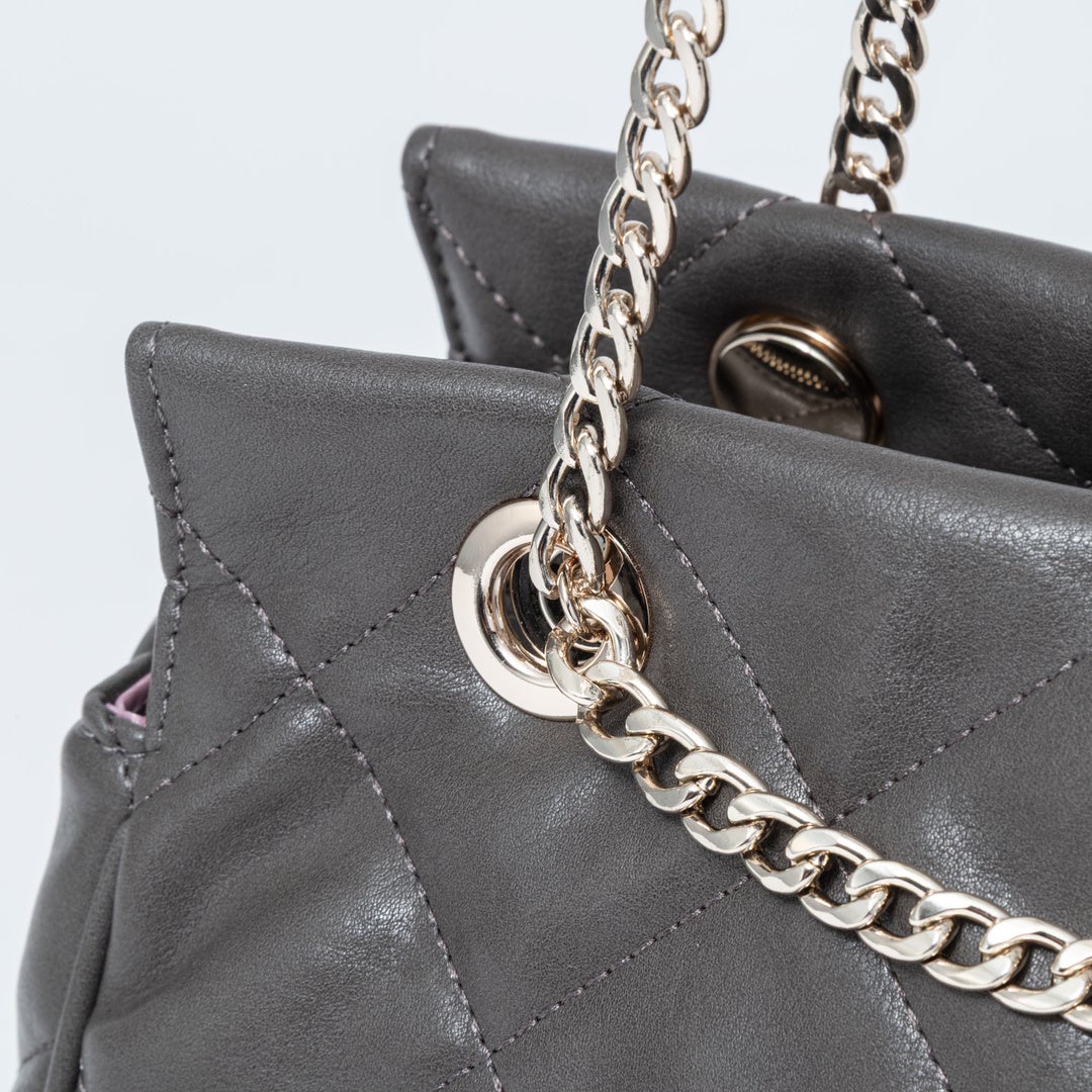 JILL STUART レディ ボストン グレー