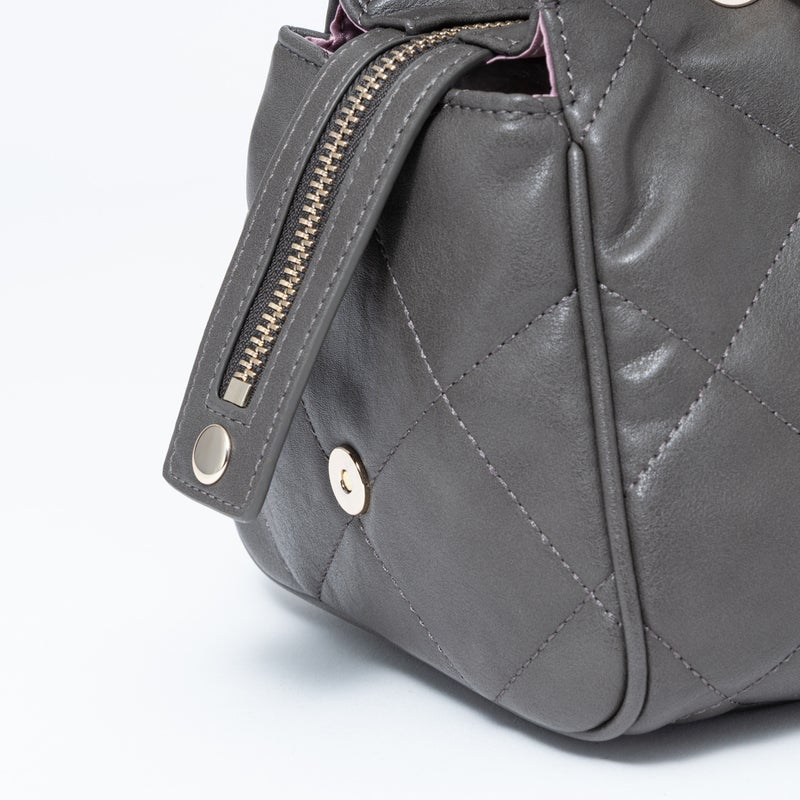 JILL STUART レディ ボストン グレー