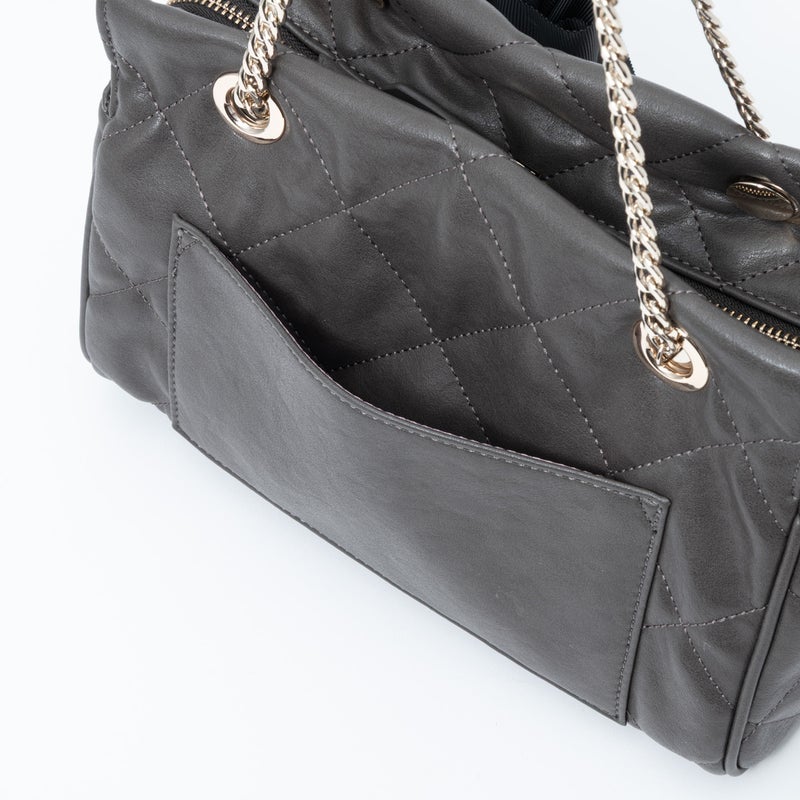 JILL STUART レディ ボストン グレー