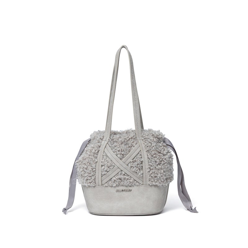 JILL STUART プードル トート グレー