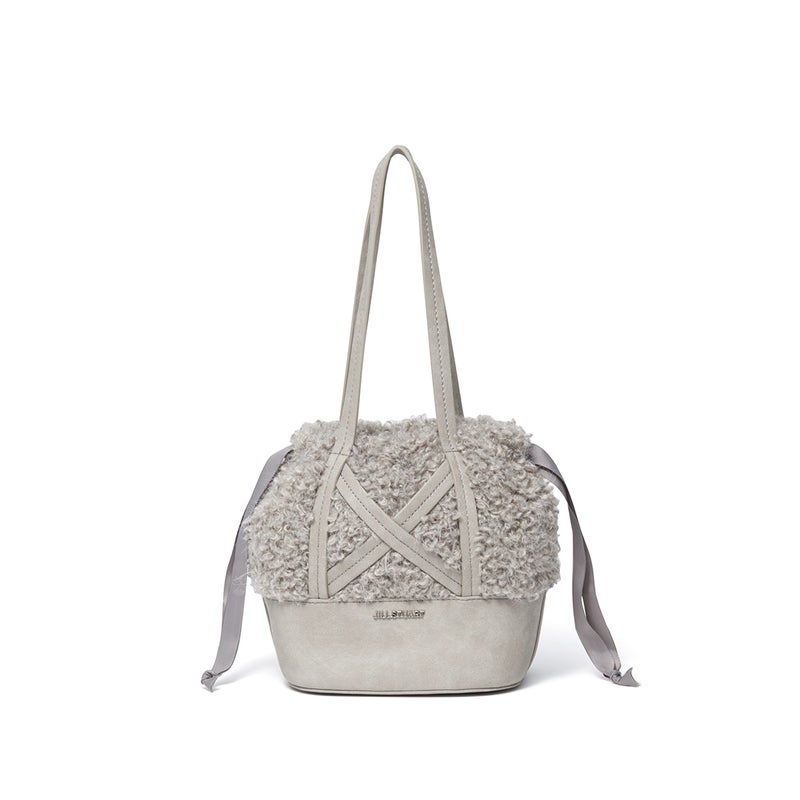 JILL STUART プードル トート グレー
