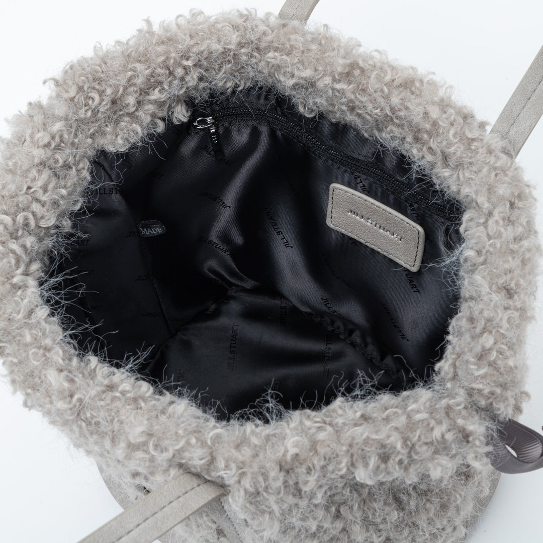 JILL STUART プードル トート グレー