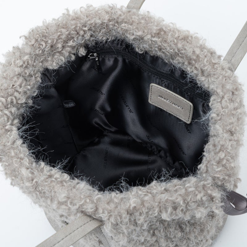 JILL STUART プードル トート グレー