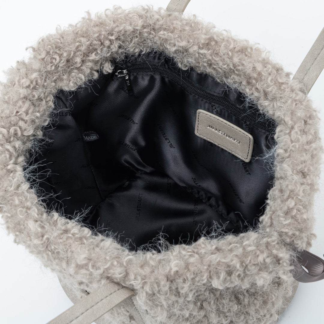 JILL STUART プードル トート グレー