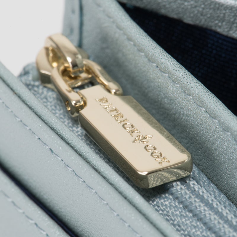 PATRICK COX ワッフル 長財布 ブルー