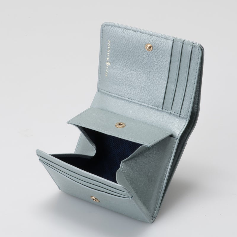 PATRICK COX ワッフル BOX折り財布 ブルー