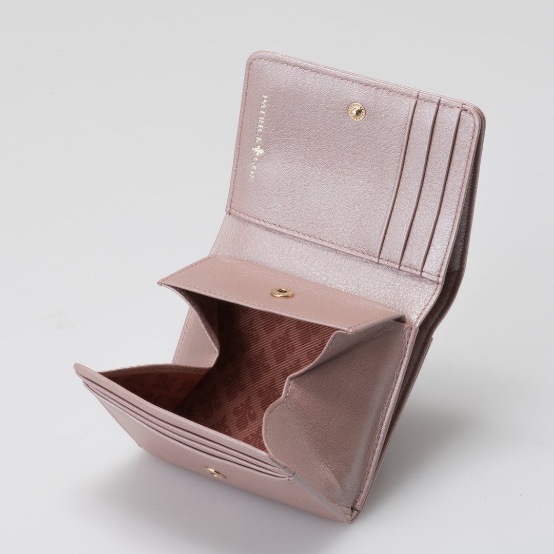 PATRICK COX ワッフル BOX折り財布 ピンク