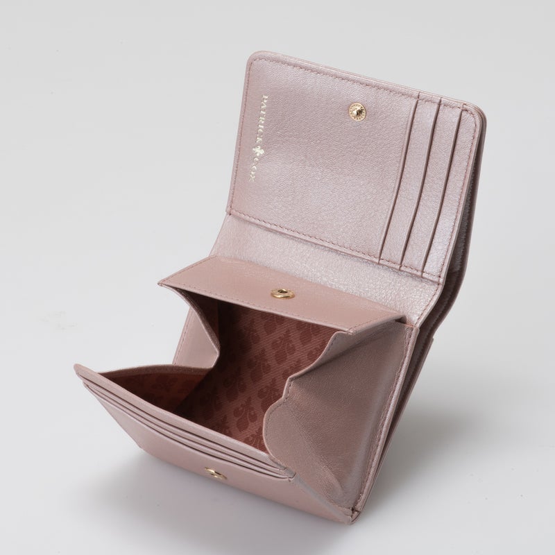 PATRICK COX ワッフル BOX折り財布 ピンク