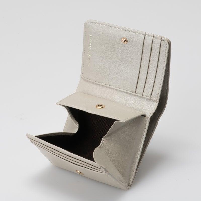 PATRICK COX ワッフル BOX折り財布 プラチナ