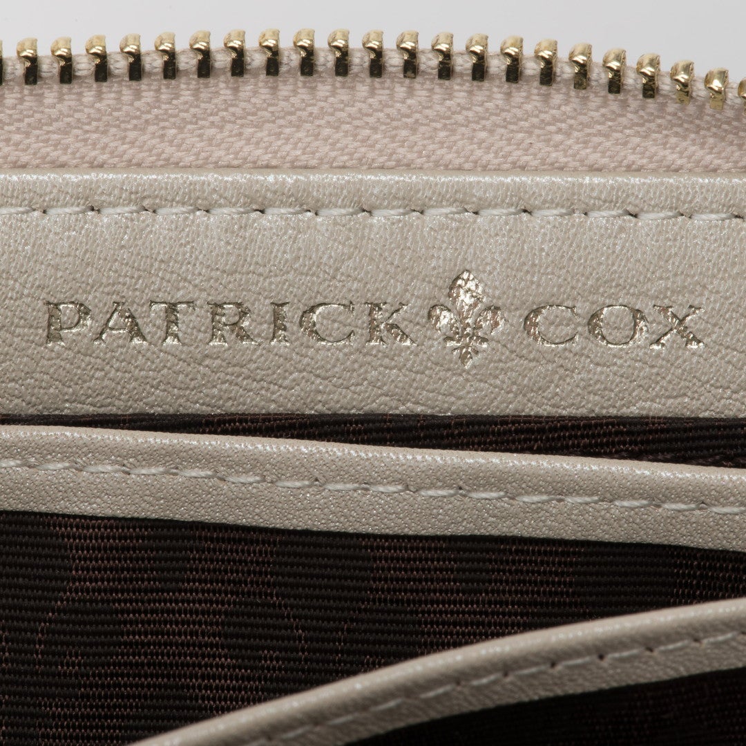 PATRICK COX ワッフル マルチケース プラチナ