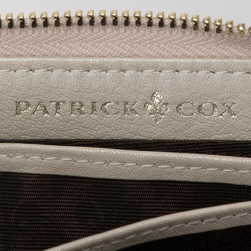 PATRICK COX ワッフル マルチケース プラチナ
