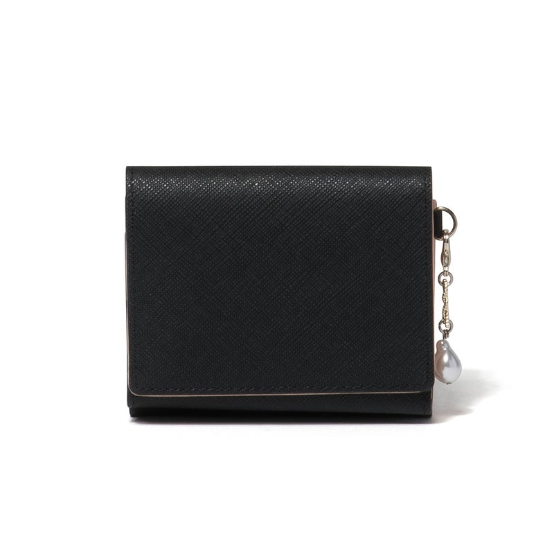 JILL STUART グローリア 三つ折り財布 ブラック