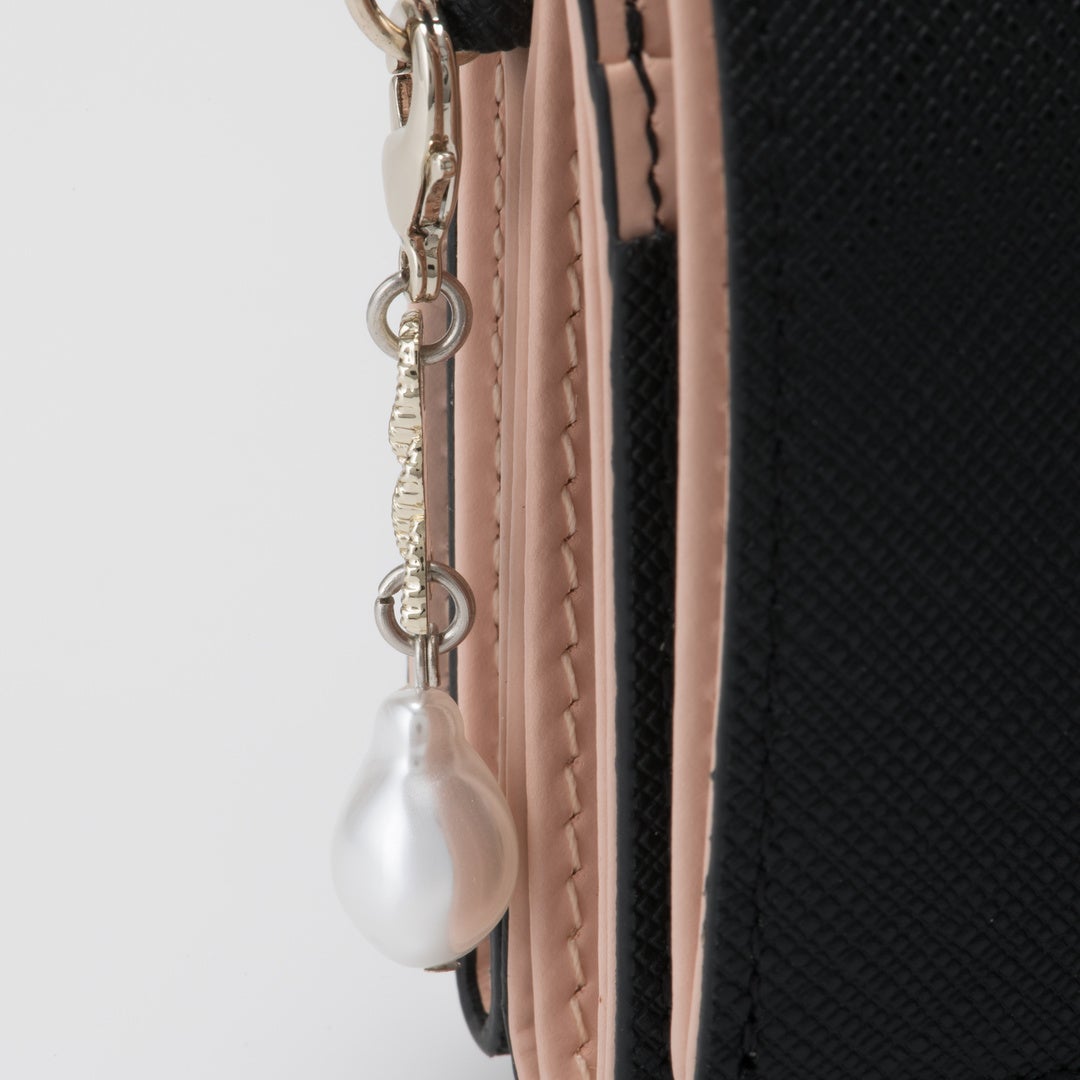JILL STUART グローリア 三つ折り財布 ブラック