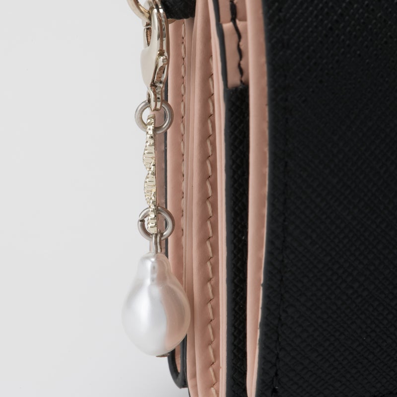 JILL STUART グローリア 三つ折り財布 ブラック