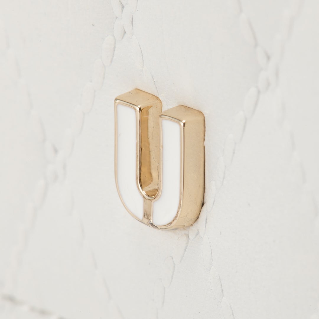 U by ungaro アルバ ダブルファスナー長財布 オフホワイト