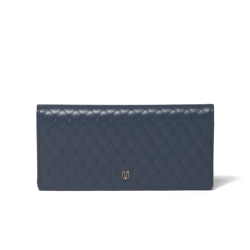 U by ungaro アルバ 二つ折り長財布 ディープブルー