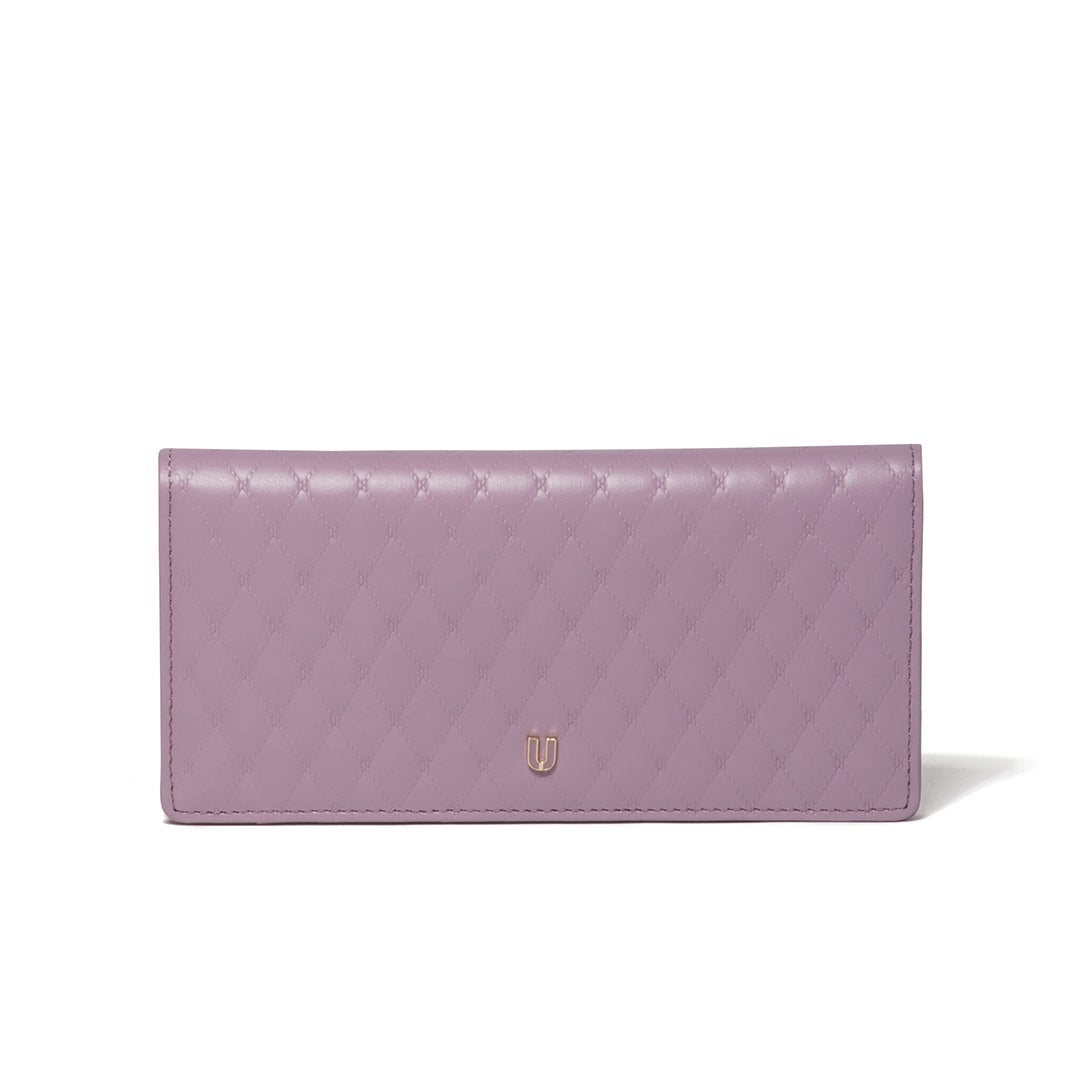 U by ungaro アルバ 二つ折り長財布 ラベンダー