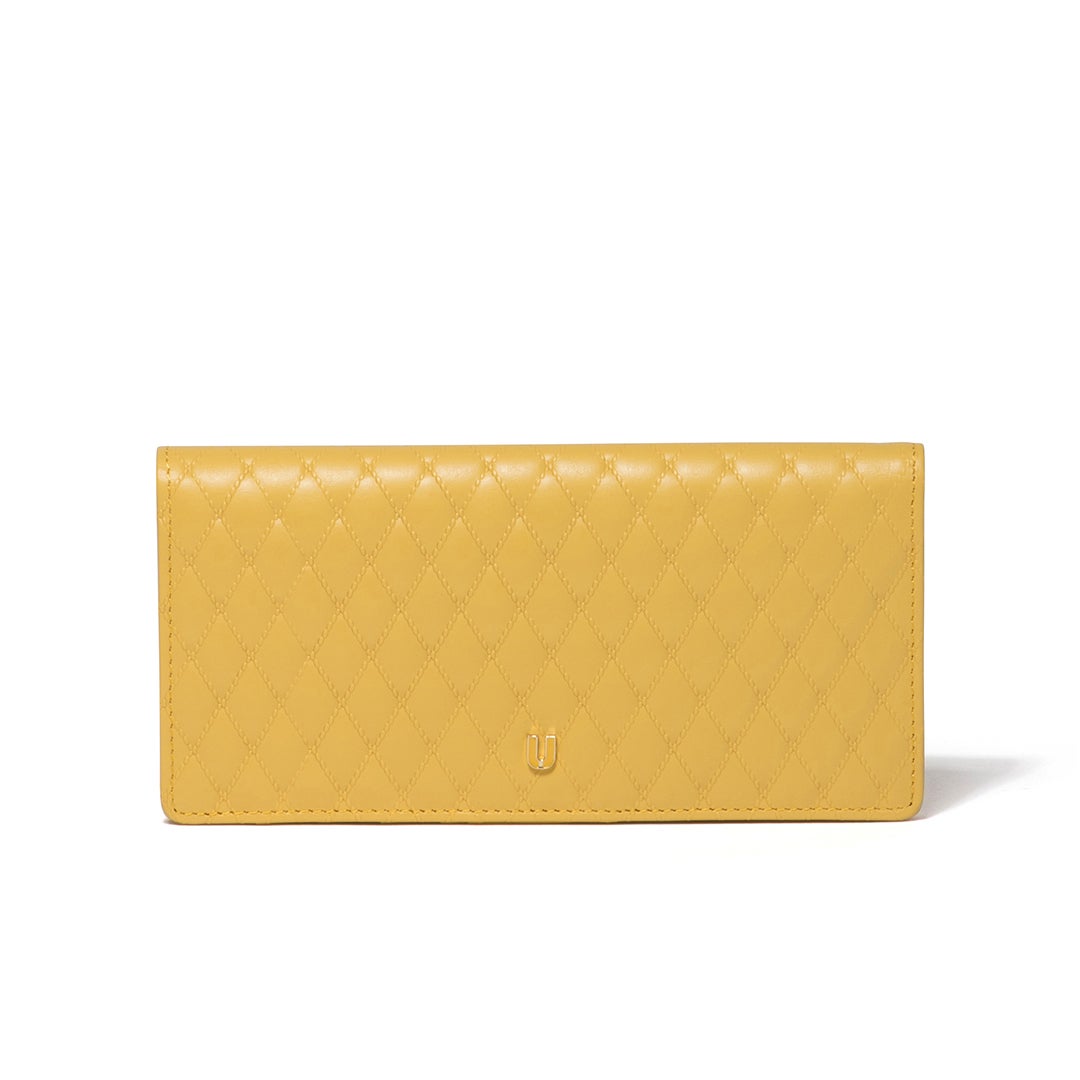 U by ungaro アルバ 二つ折り長財布 イエロー