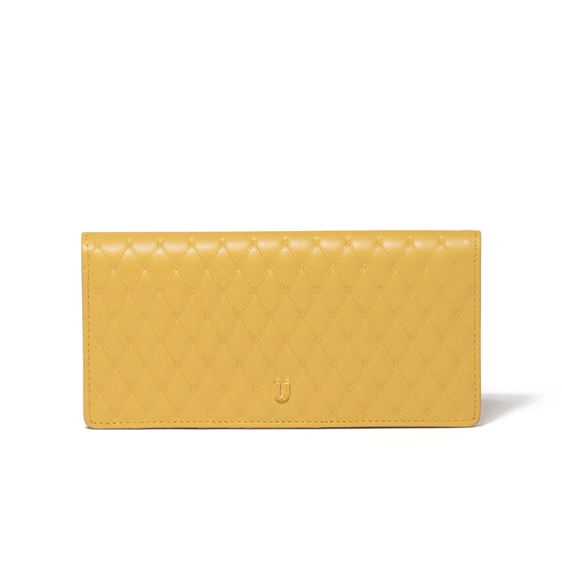 U by ungaro アルバ 二つ折り長財布 イエロー