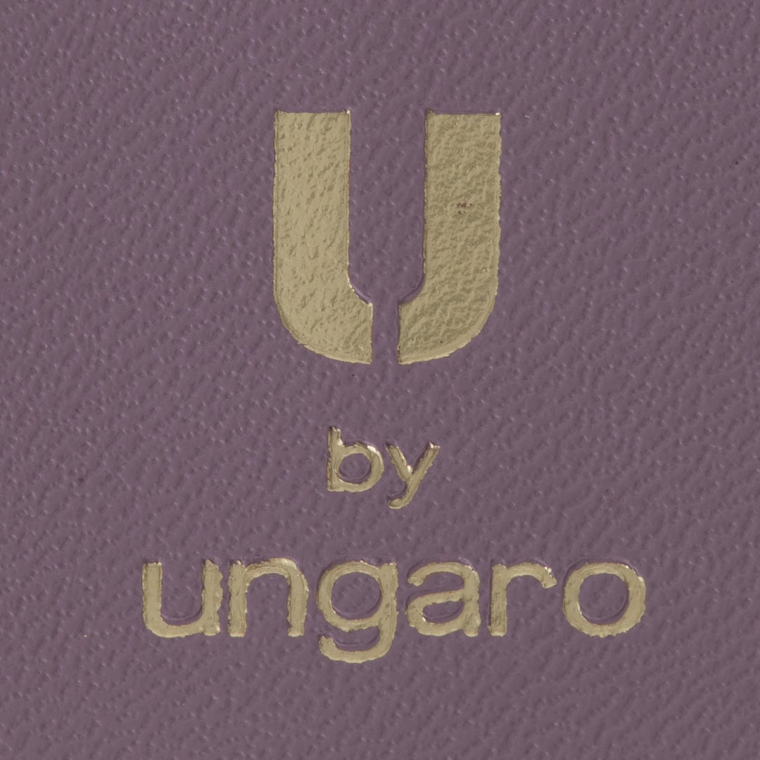 U by ungaro アルバ BOX折り財布 ラベンダー