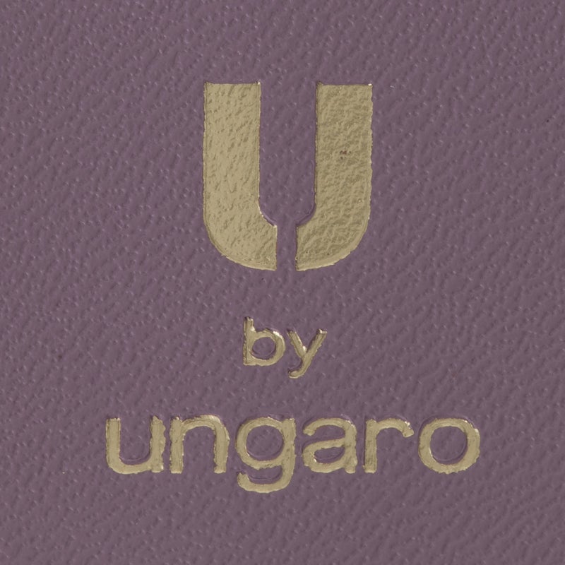 U by ungaro アルバ BOX折り財布 ラベンダー