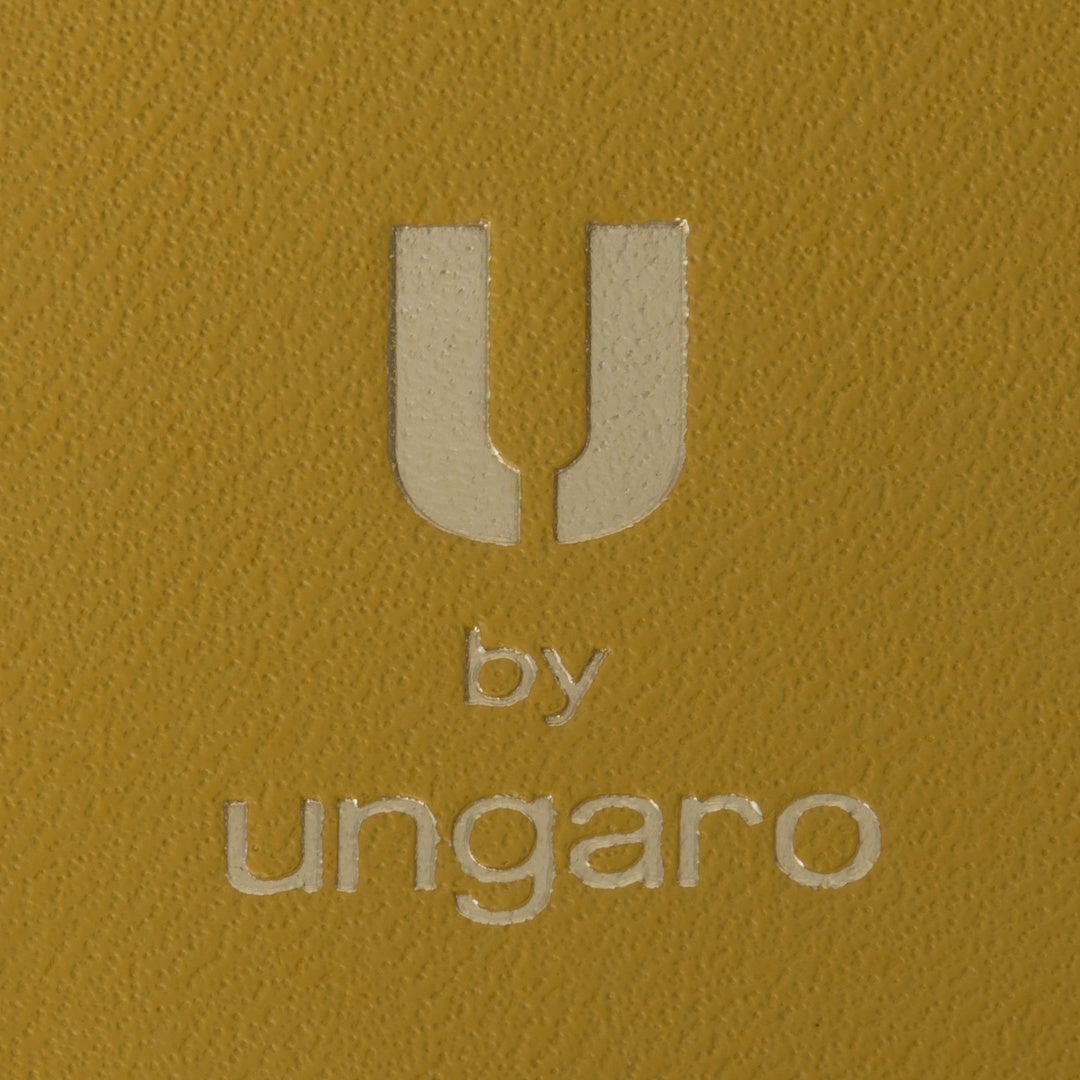 U by ungaro アルバ L字ファスナー折り財布 イエロー